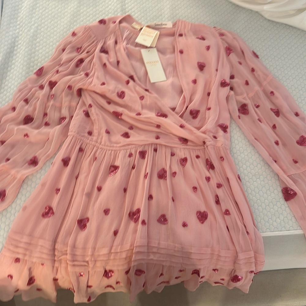 Rocco Sand Dress , Size Small, color Pink